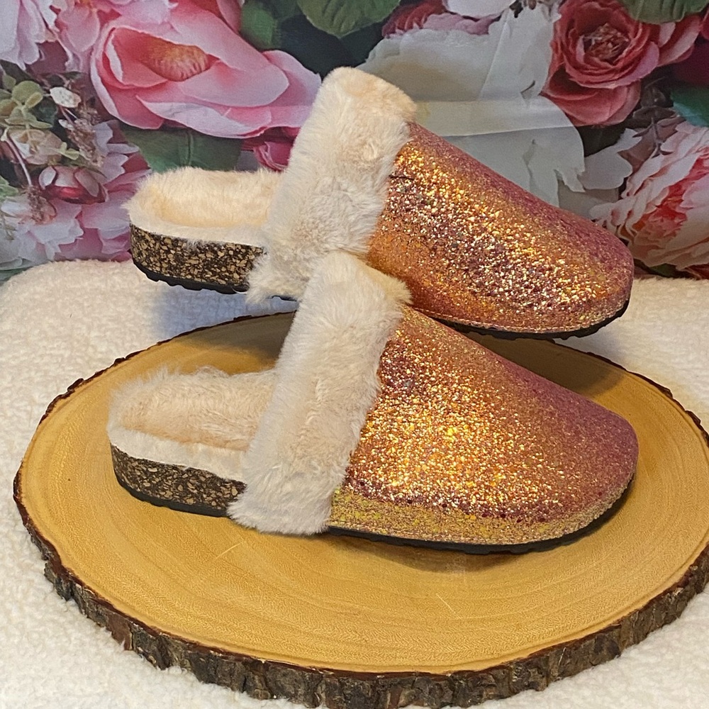 Sparkly Pink Slippers